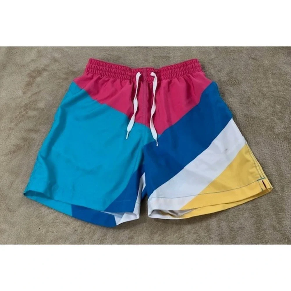 Chubbies Mens Shorts size Small Lined Multicolor 5.5